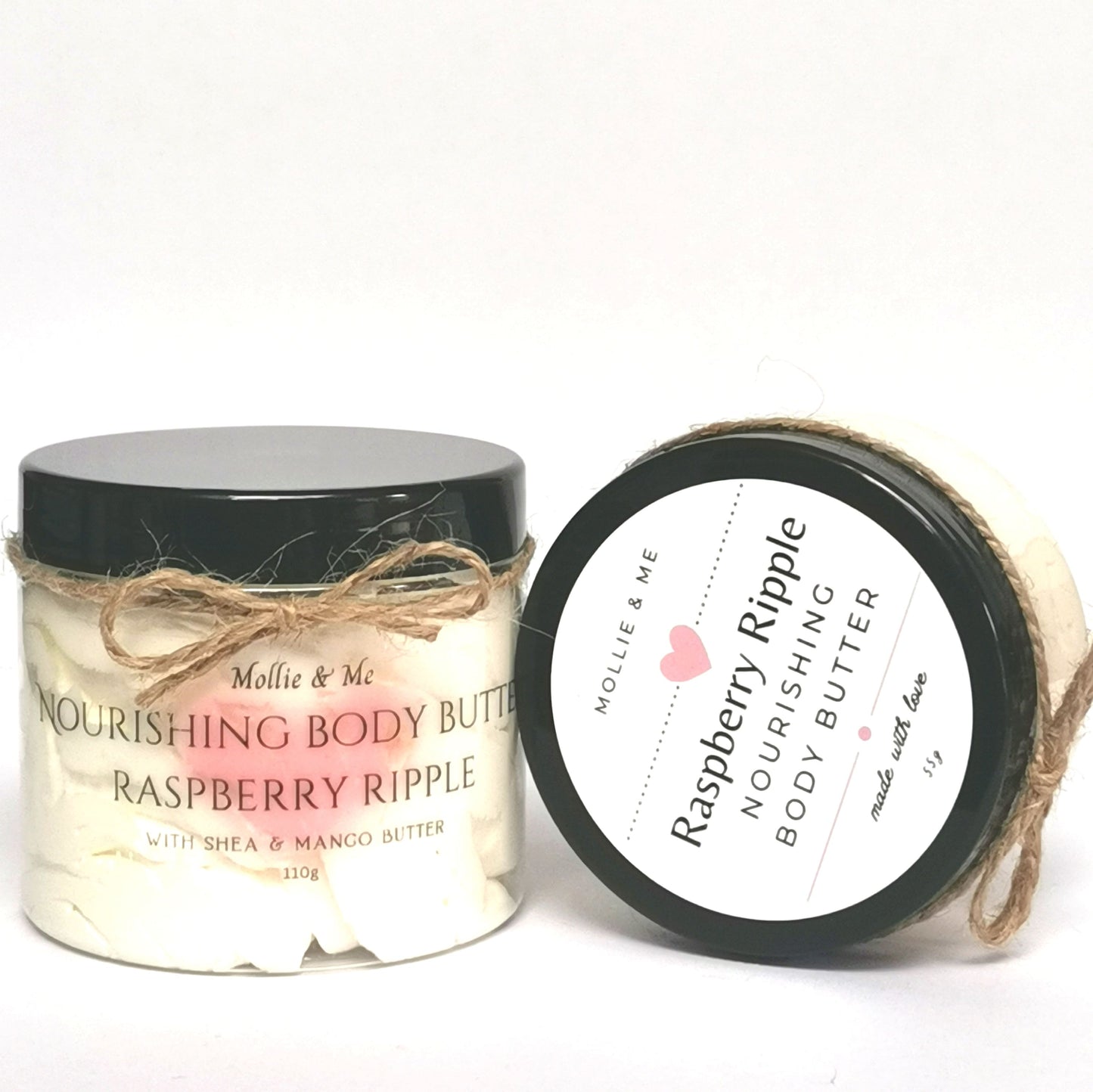 Nourishing handmade Body Butter- Raspberry Ripple
