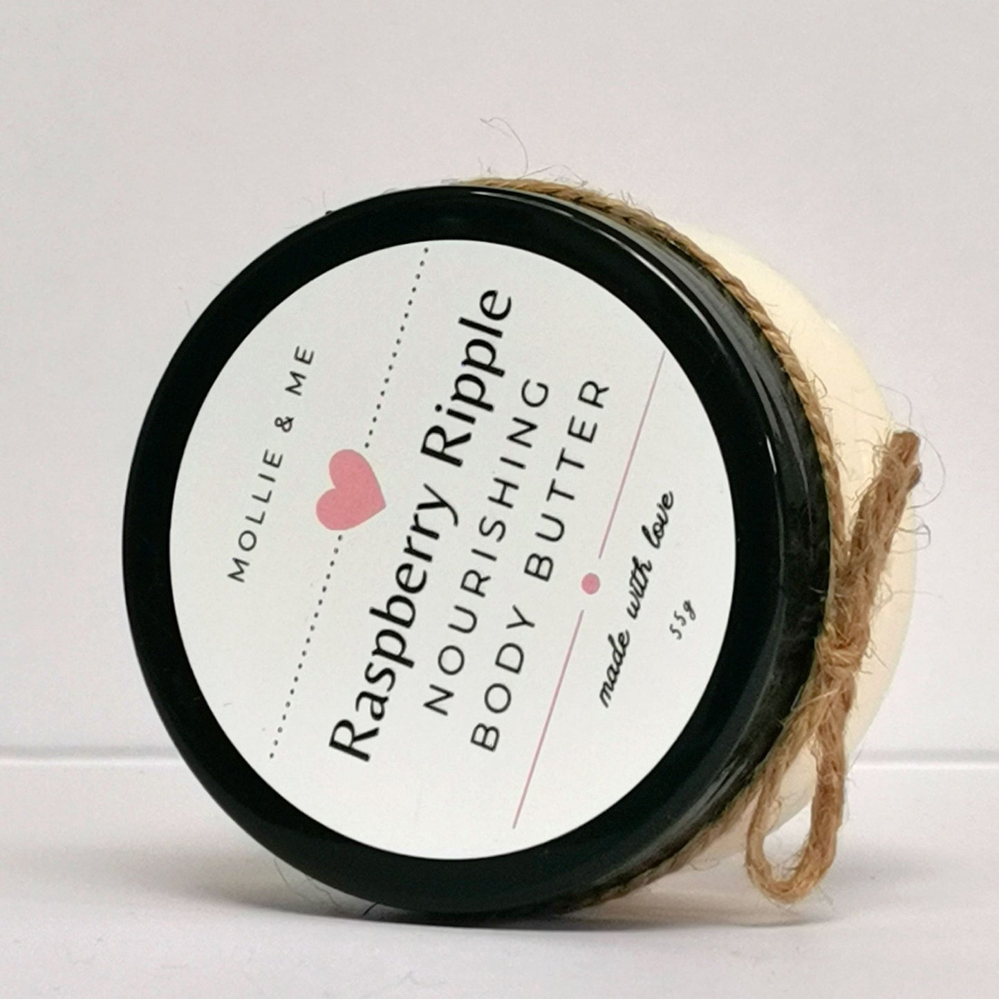 Nourishing handmade Body Butter- Raspberry Ripple