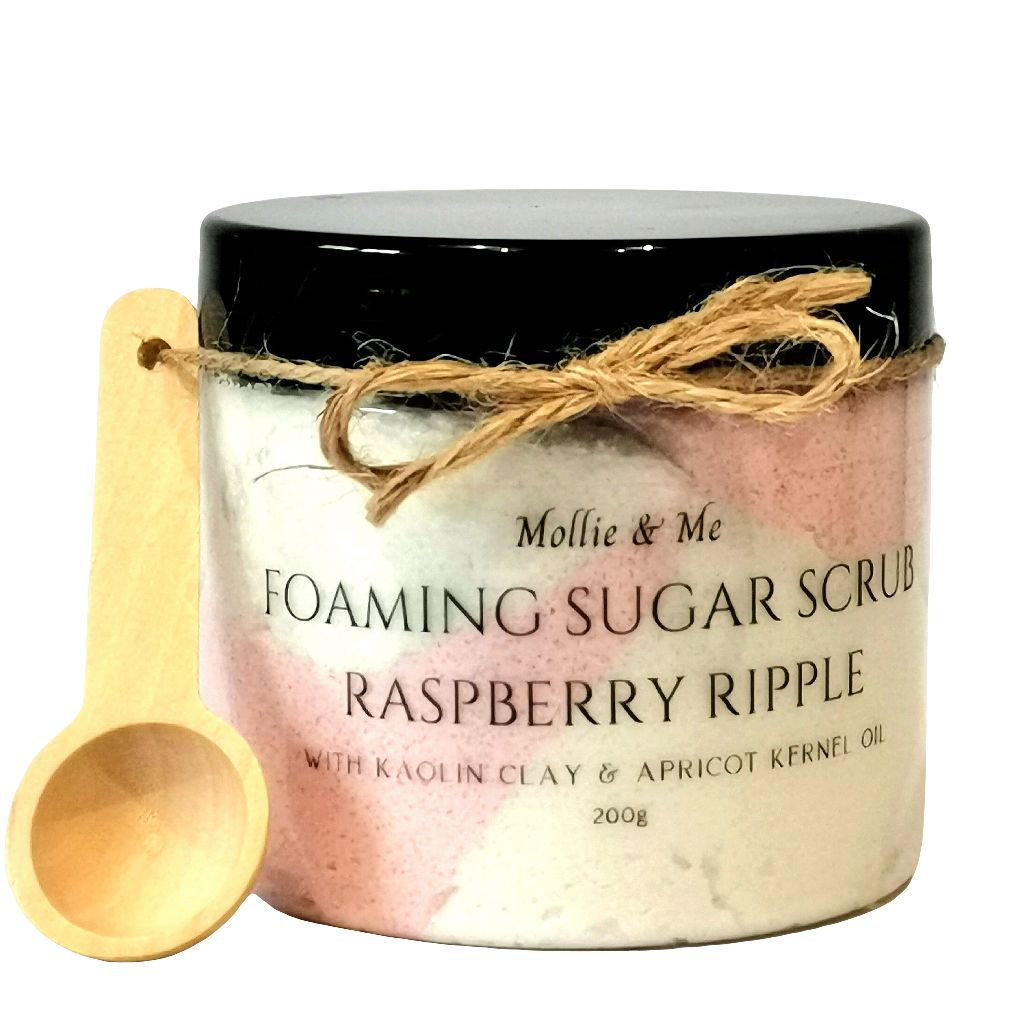 Foaming Sugar Scrub Raspberry Ripple