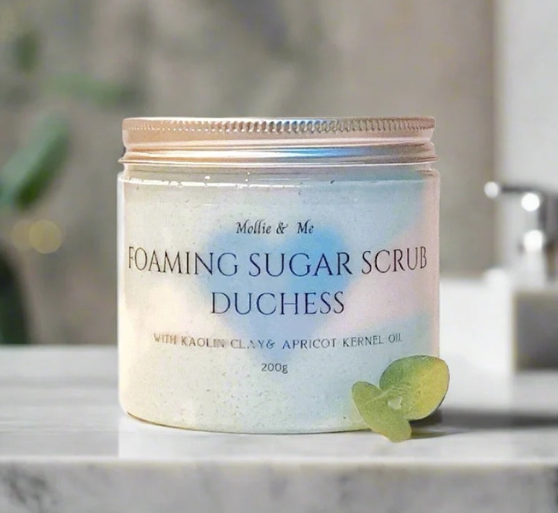 handmade vegan sugar scrub
