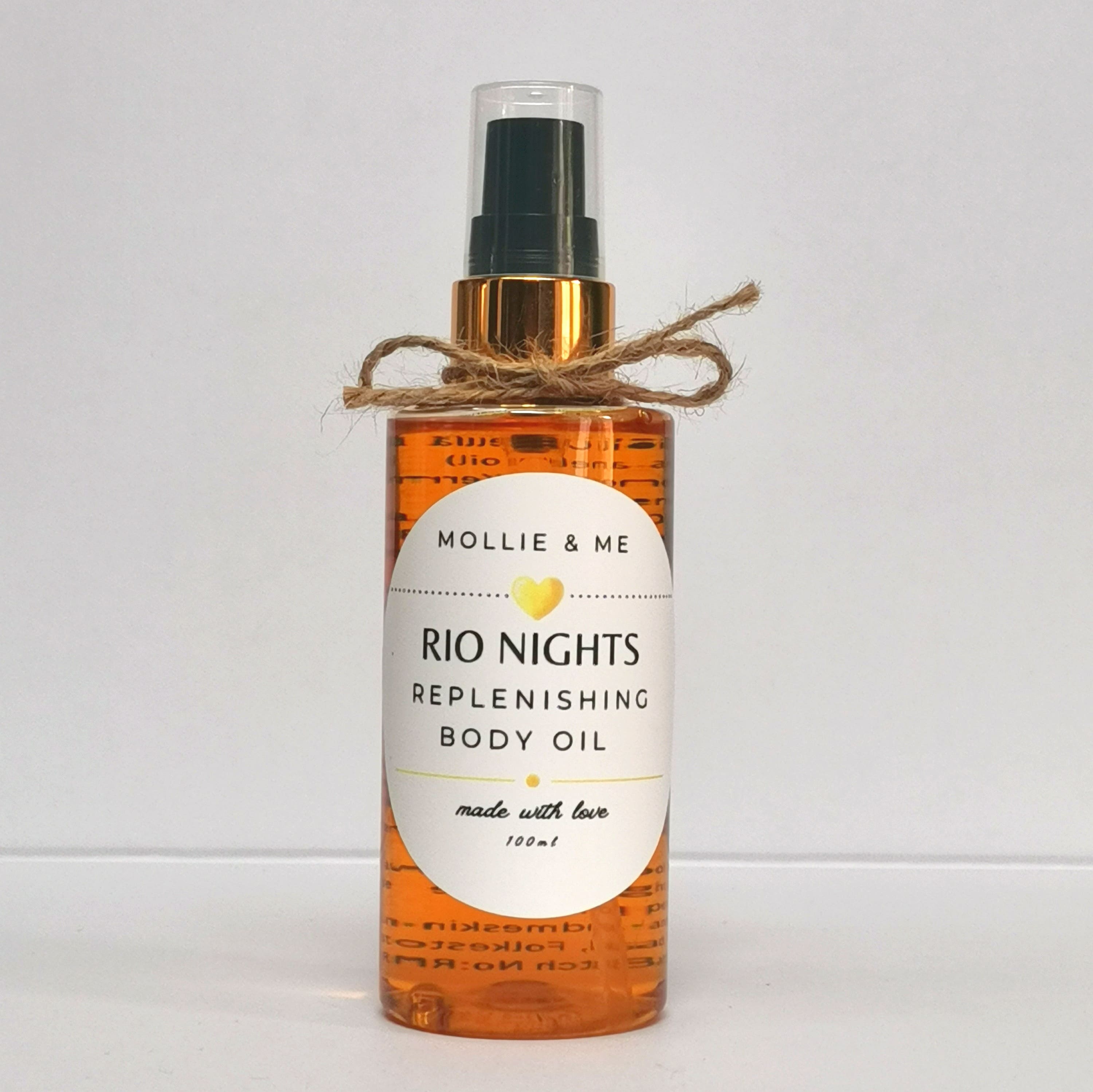 Rio Nights Body Oil| Handmade Skincare Kent| Mollie & Me – Mollie