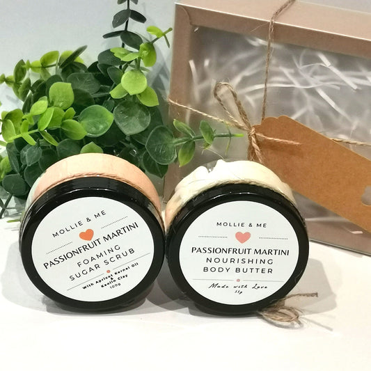 Handmade Bath & Body Giftset Passionfruit Martini