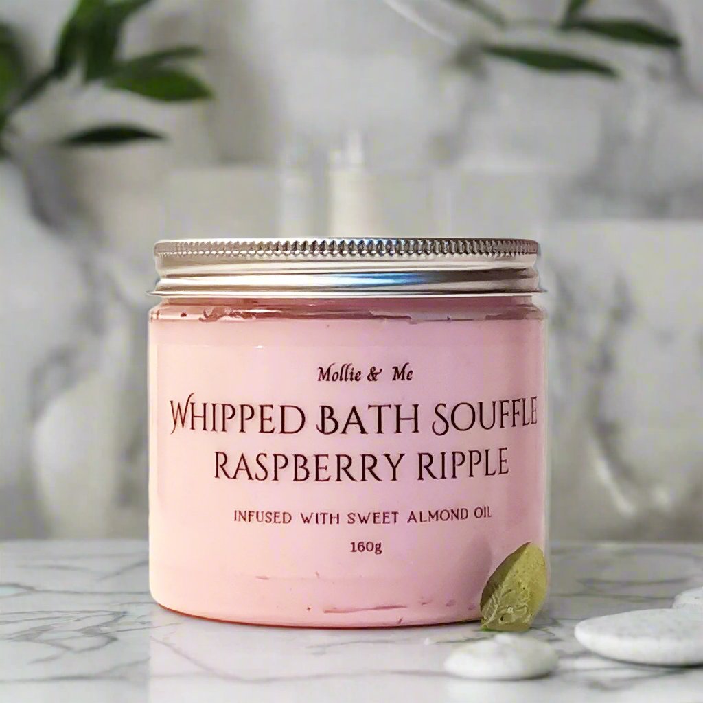 Whipped Bath Souffle Raspberry Ripple