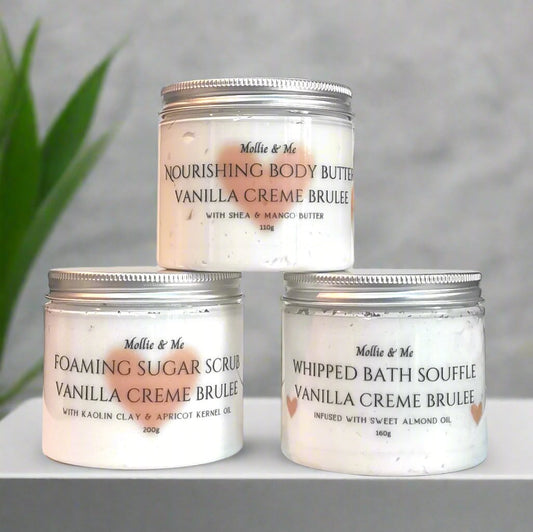 The Ultimate Bath Trio Vanilla Creme Brulee